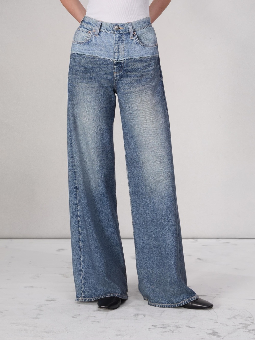 Rag & Bone Miramar Sofie Wide-Leg Pant in Antonia 26